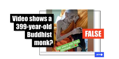 109 year old monk|False claim resurfaces about age of Buddhist monk。